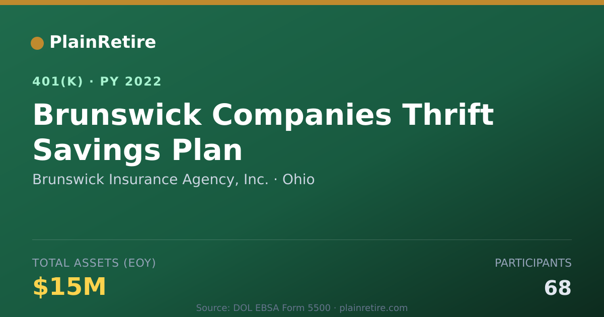 Shareable card for Brunswick Insurance Agency, Inc. 401(k) Plan (2022)