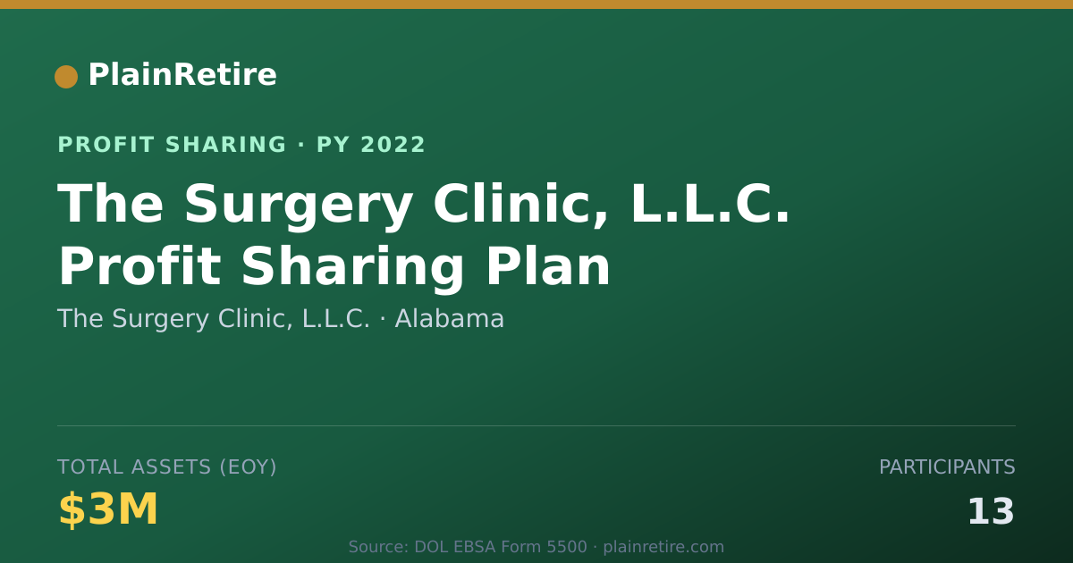 Shareable card for The Surgery Clinic, L.L.C. Profit Sharing Plan (2022)