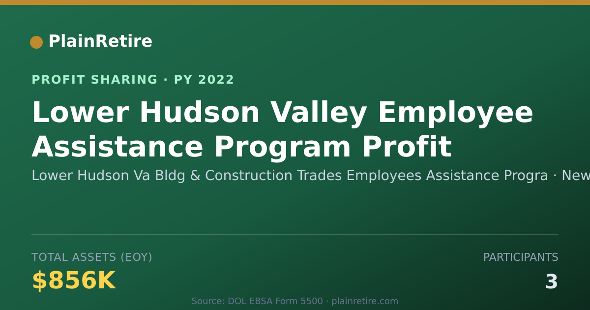 Shareable card for Lower Hudson Va Bldg & Constructi Profit Sharing Plan (2022)