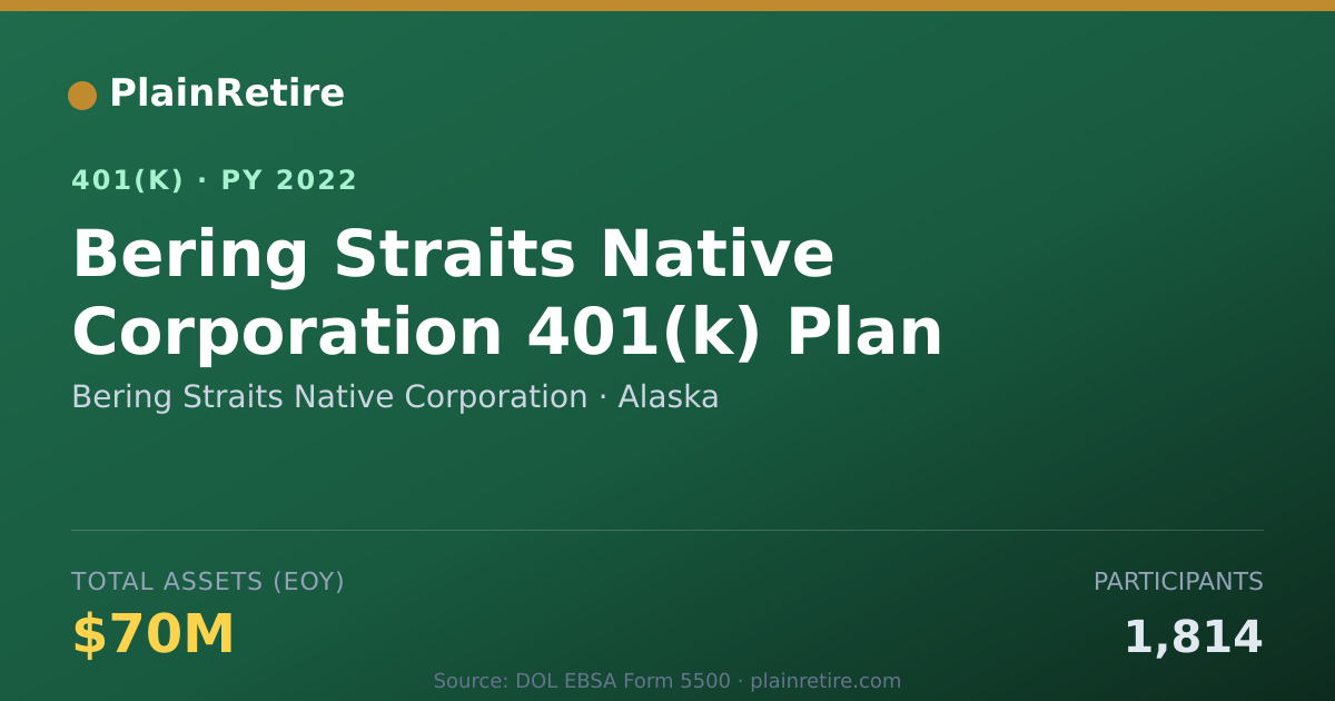Shareable card for Bering Straits Native Corporation 401(k) Plan (2022)