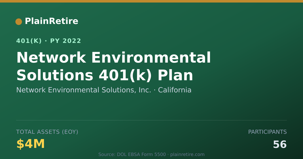 Shareable card for Network Environmental Solutions, Inc. 401(k) Plan (2022)