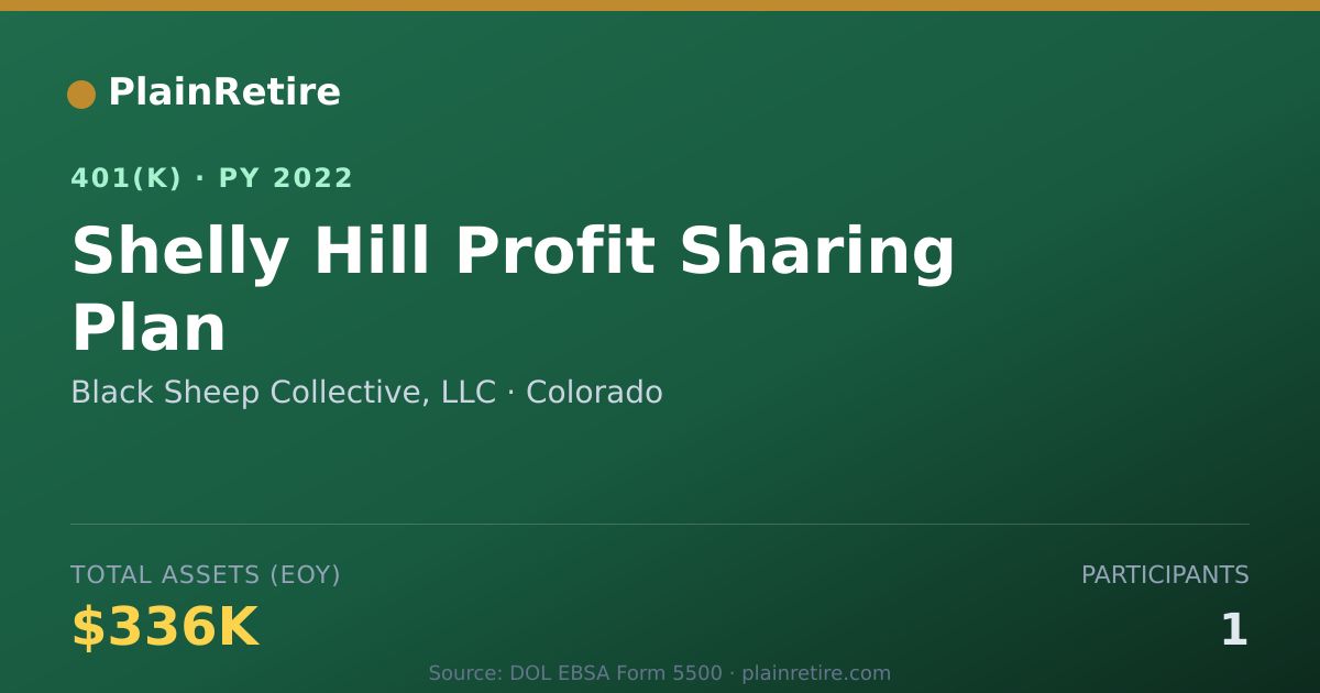 Shareable card for Black Sheep Collective, LLC 401(k) Plan (2022)