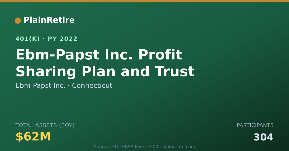 Shareable card for Ebm-Papst Inc. 401(k) Plan (2022)
