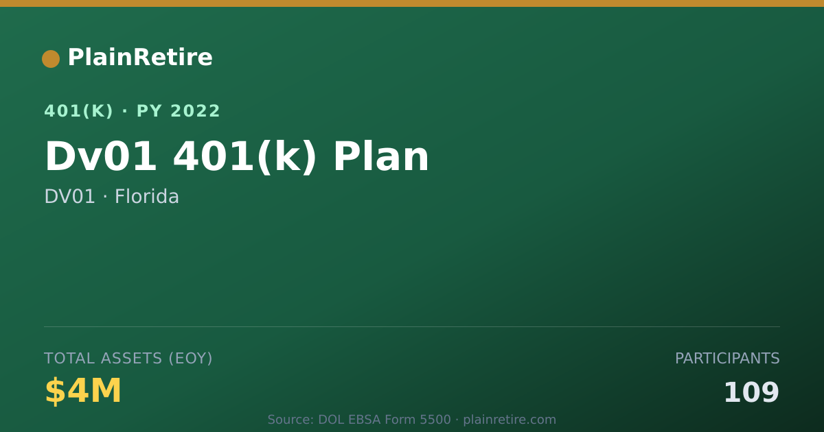 Shareable card for DV01 401(k) Plan (2022)