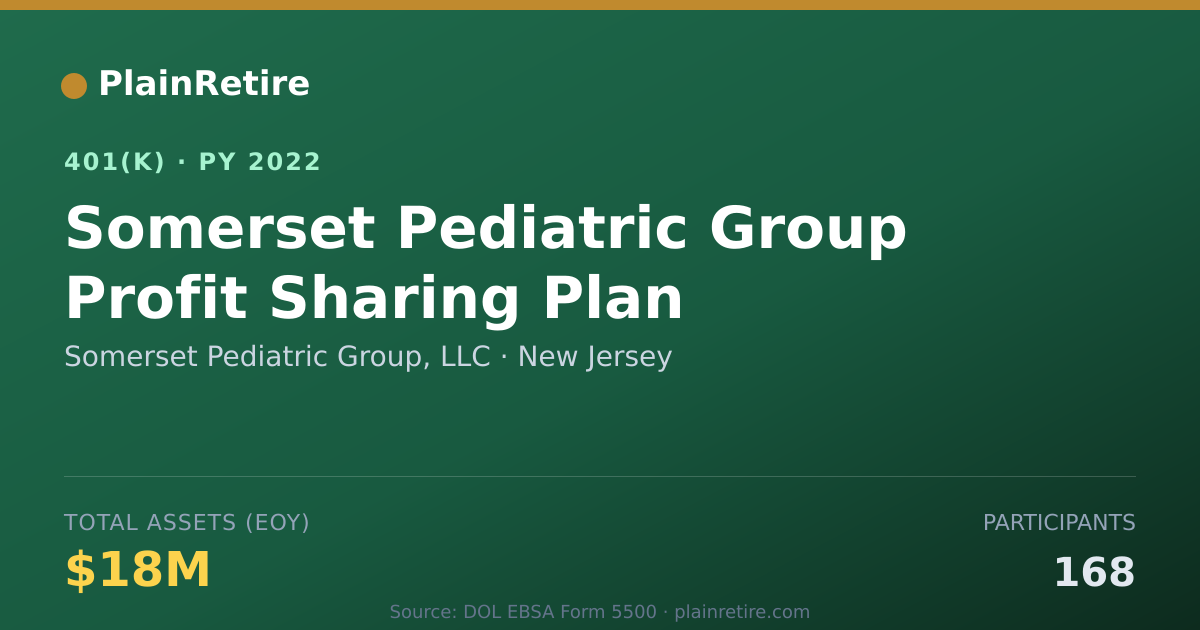 Shareable card for Somerset Pediatric Group, LLC 401(k) Plan (2022)