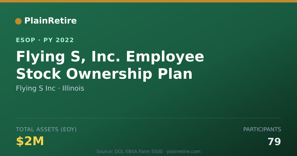 Shareable card for Flying S Inc ESOP (2022)