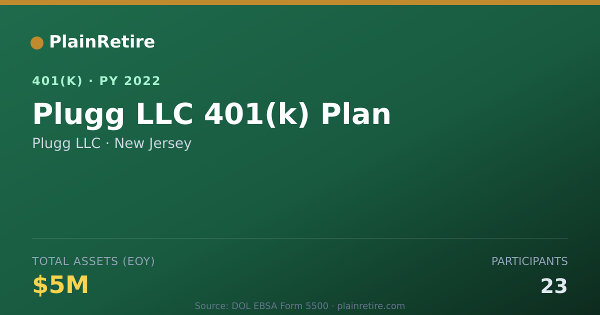 Shareable card for Plugg LLC 401(k) Plan (2022)