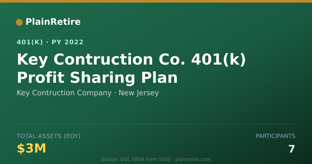 Shareable card for Key Contruction Company 401(k) Plan (2022)