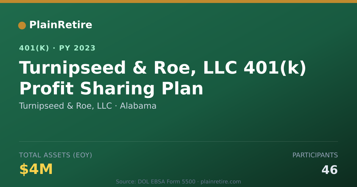 Shareable card for Turnipseed & Roe, LLC 401(k) Plan (2023)
