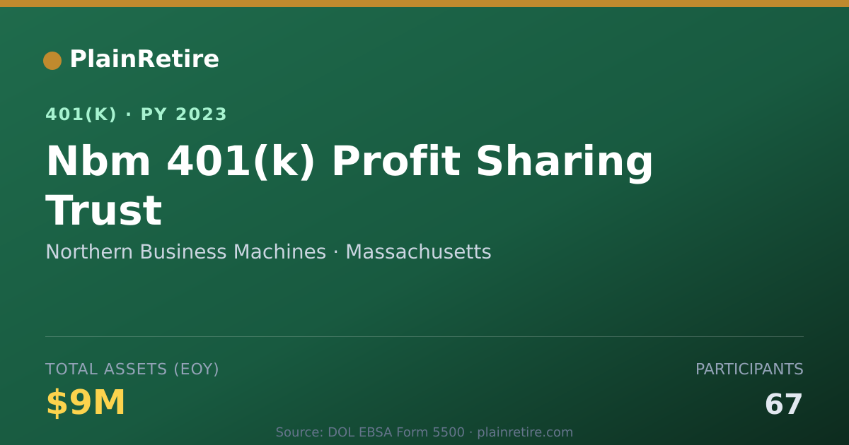 Shareable card for Northern Business Machines 401(k) Plan (2023)