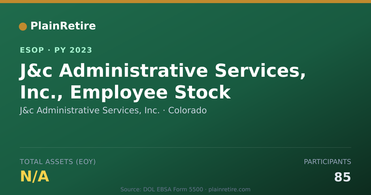 Shareable card for J&c Administrative Services, Inc. ESOP (2023)