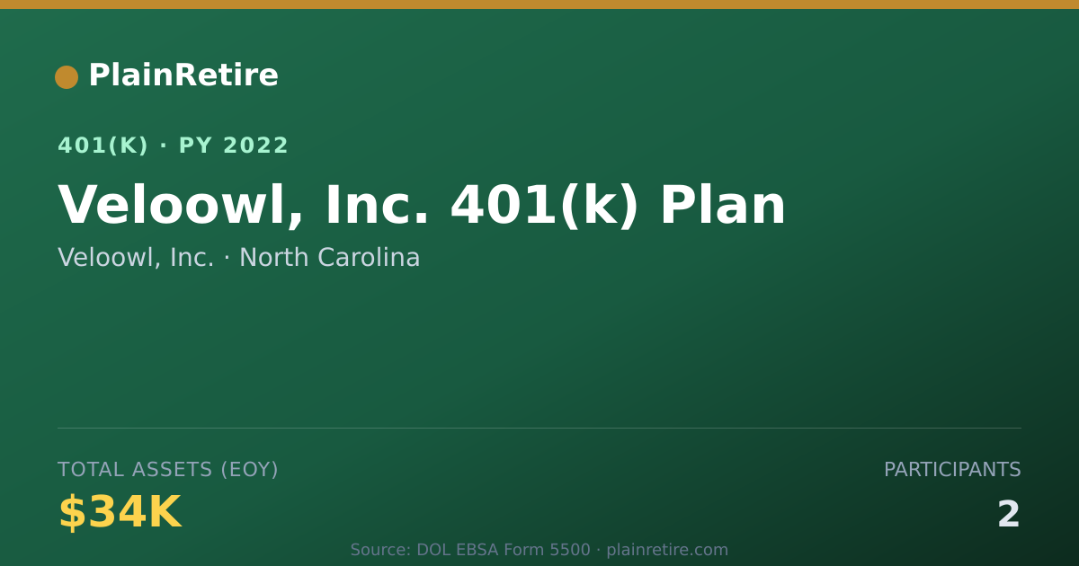 Shareable card for Veloowl, Inc. 401(k) Plan (2022)