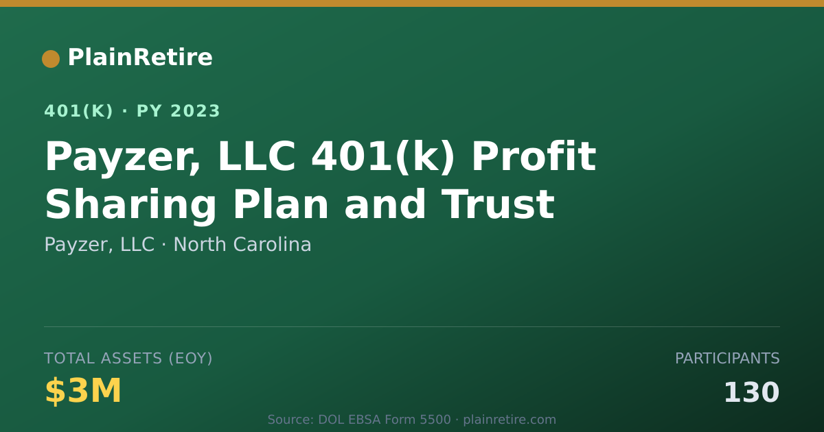 Shareable card for Payzer, LLC 401(k) Plan (2023)