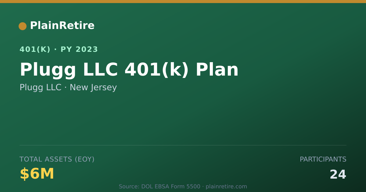 Shareable card for Plugg LLC 401(k) Plan (2023)