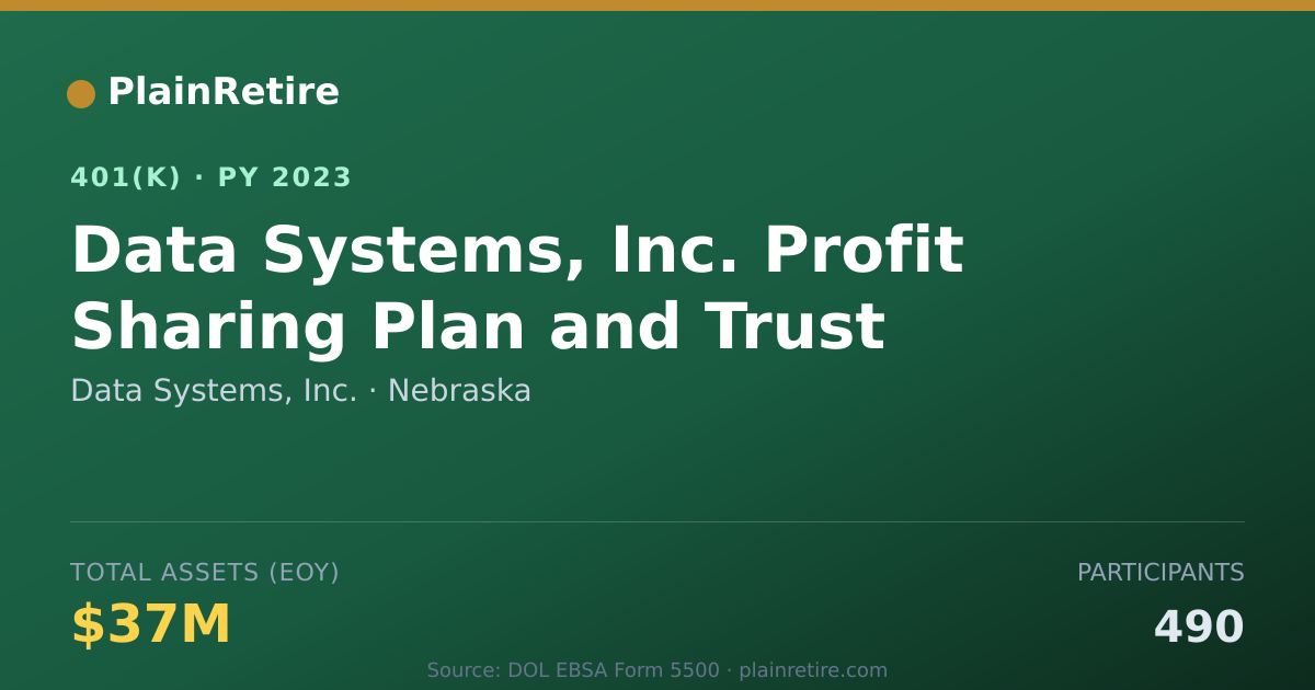 Shareable card for Data Systems, Inc. 401(k) Plan (2023)