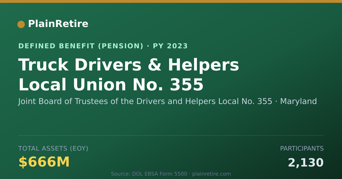 Shareable card for Joint Board of Trustees of the Drivers a Pension Plan (2023)