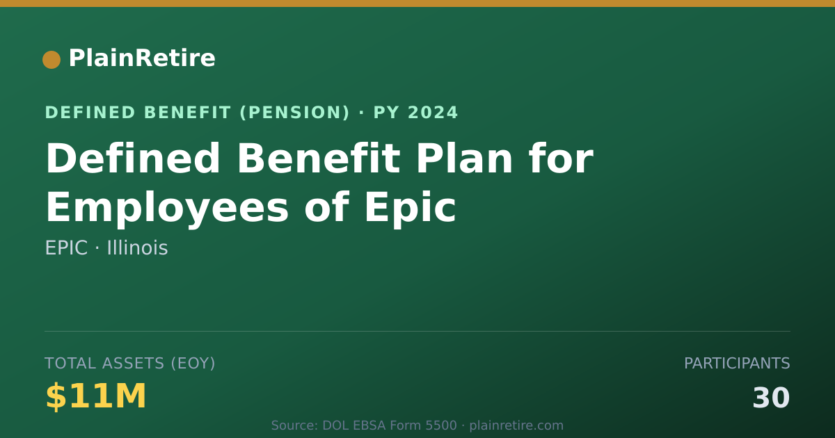 Shareable card for EPIC Pension Plan (2024)