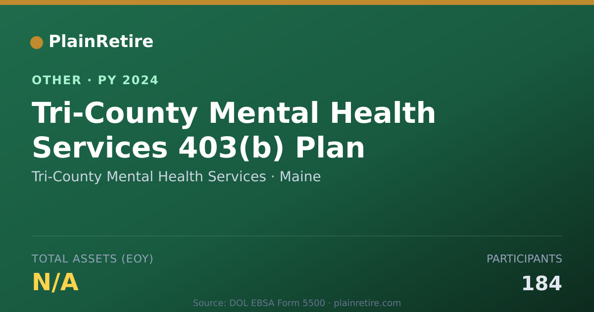 Shareable card for Tri-County Mental Health Services Retirement Plan (2024)