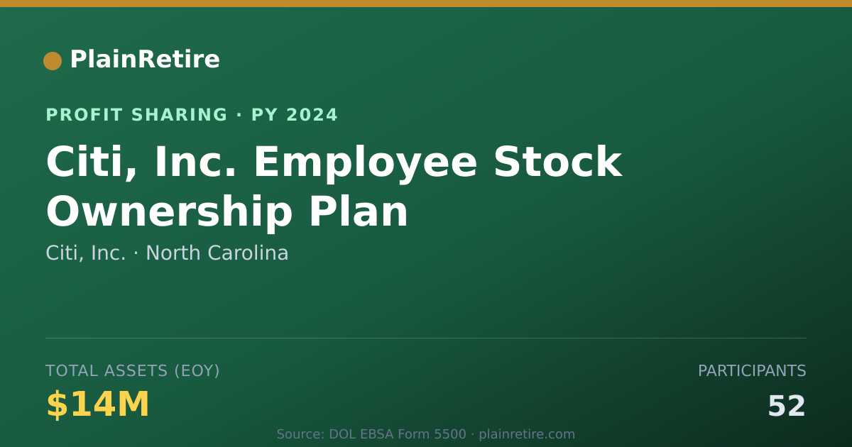 Shareable card for Citi, Inc. Profit Sharing Plan (2024)