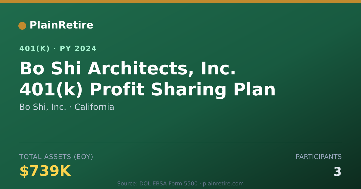 Shareable card for Bo Shi, Inc. 401(k) Plan (2024)