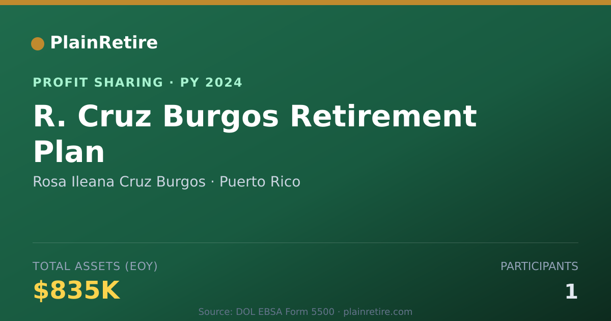 Shareable card for Rosa Ileana Cruz Burgos Profit Sharing Plan (2024)