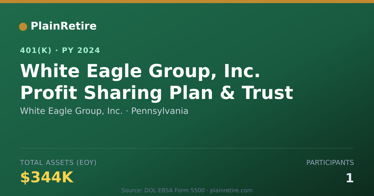 Shareable card for White Eagle Group, Inc. 401(k) Plan (2024)