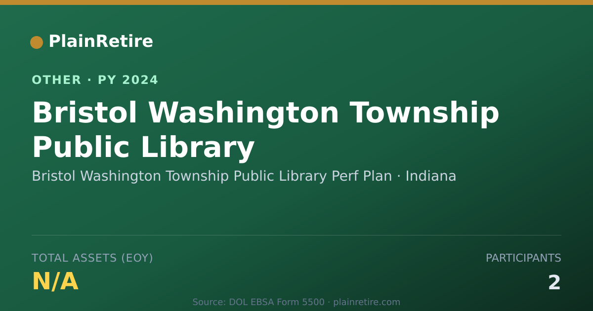 Shareable card for Bristol Washington Township Public Li Retirement Plan (2024)