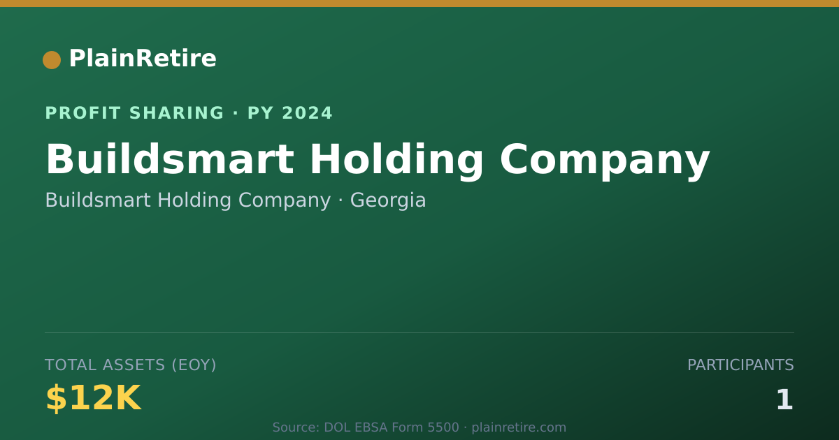 Shareable card for Buildsmart Holding Company Profit Sharing Plan (2024)