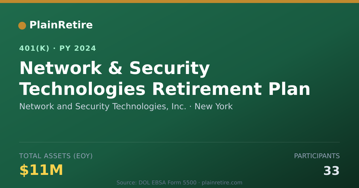 Shareable card for Network and Security Technologies, Inc. 401(k) Plan (2024)