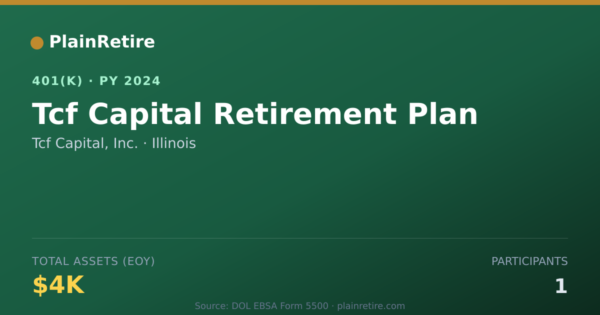 Shareable card for Tcf Capital, Inc. 401(k) Plan (2024)