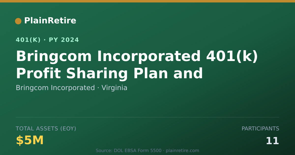 Shareable card for Bringcom Incorporated 401(k) Plan (2024)