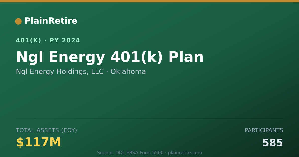 Shareable card for Ngl Energy Holdings, LLC 401(k) Plan (2024)