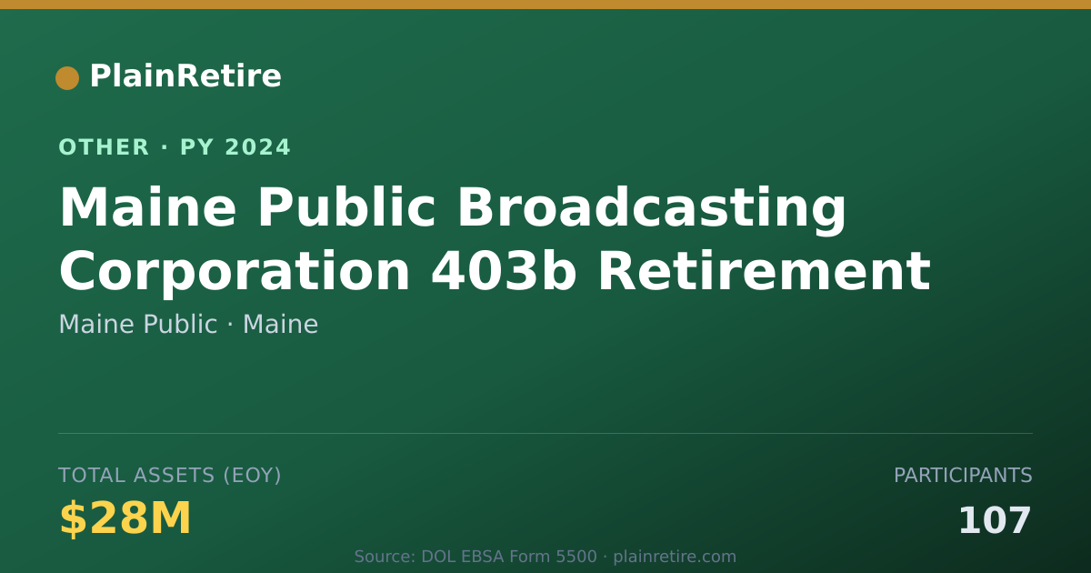 Shareable card for Maine Public Retirement Plan (2024)