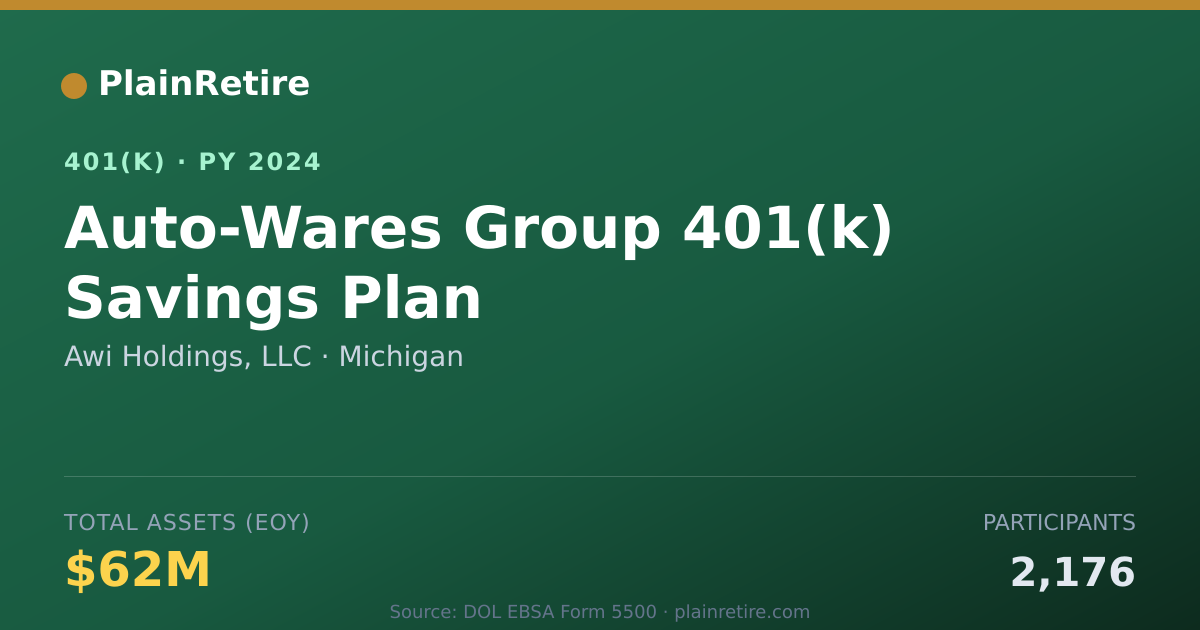 Shareable card for Awi Holdings, LLC 401(k) Plan (2024)