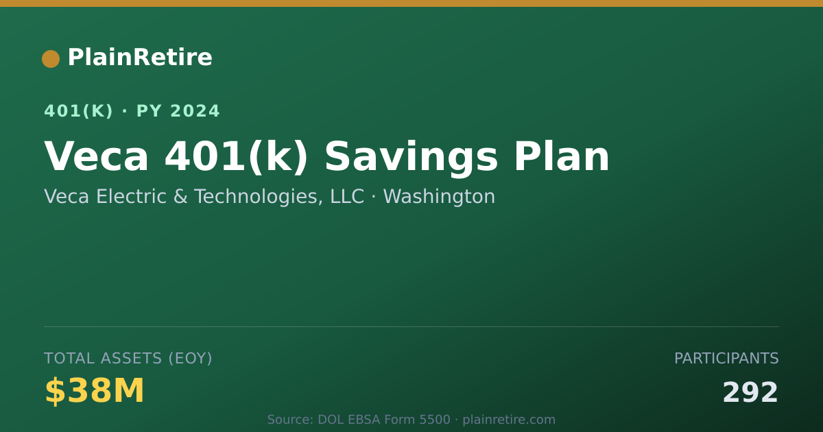 Shareable card for Veca Electric & Technologies, LLC 401(k) Plan (2024)