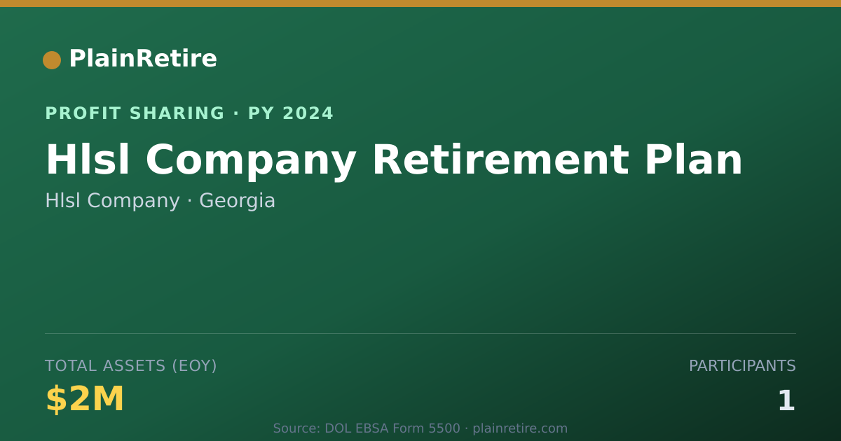 Shareable card for Hlsl Company Profit Sharing Plan (2024)