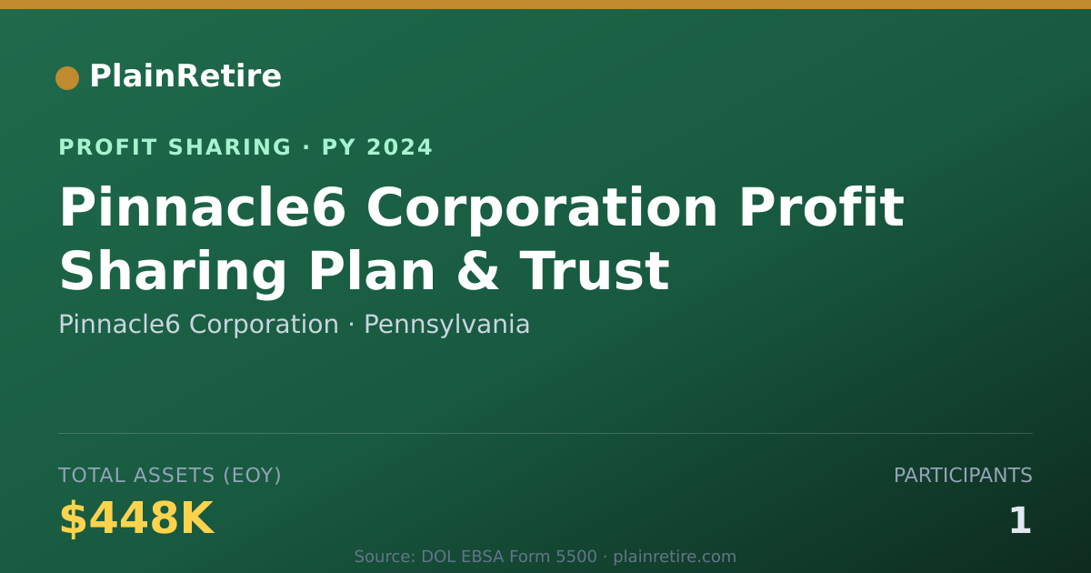 Shareable card for Pinnacle6 Corporation Profit Sharing Plan (2024)
