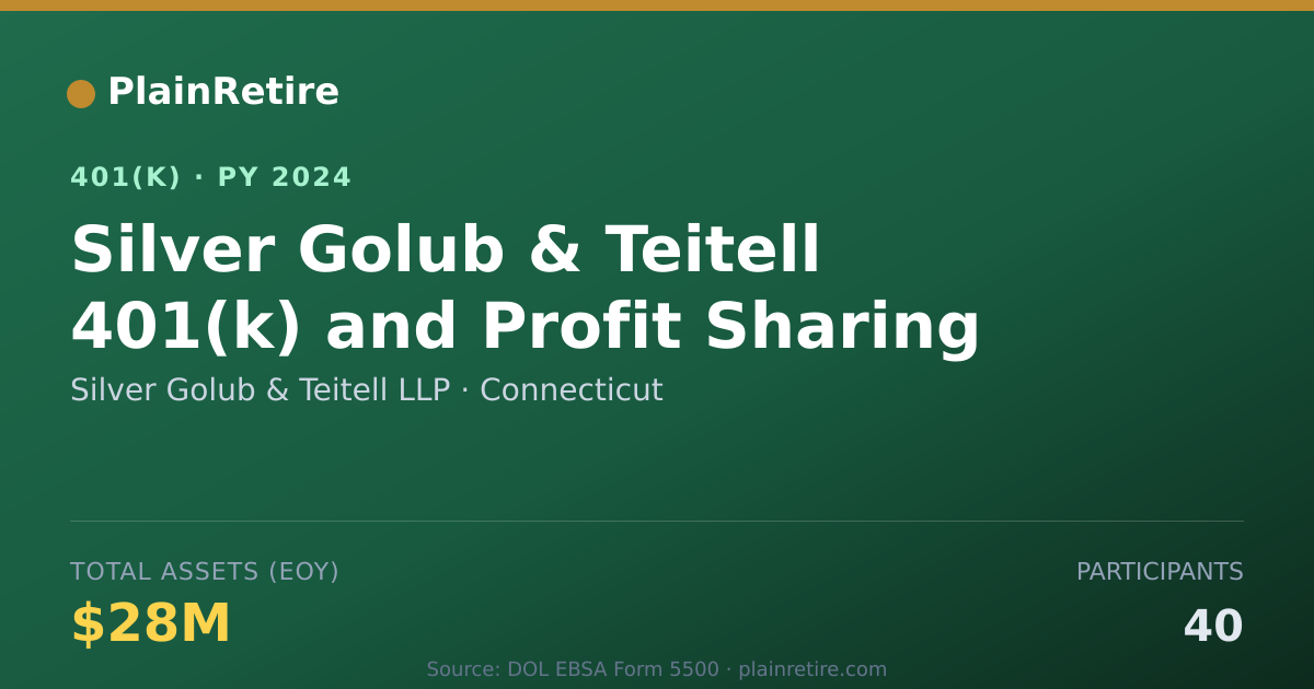 Shareable card for Silver Golub & Teitell LLP 401(k) Plan (2024)