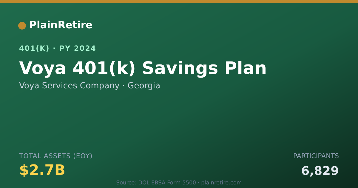 Shareable card for Voya Services Company 401(k) Plan (2024)