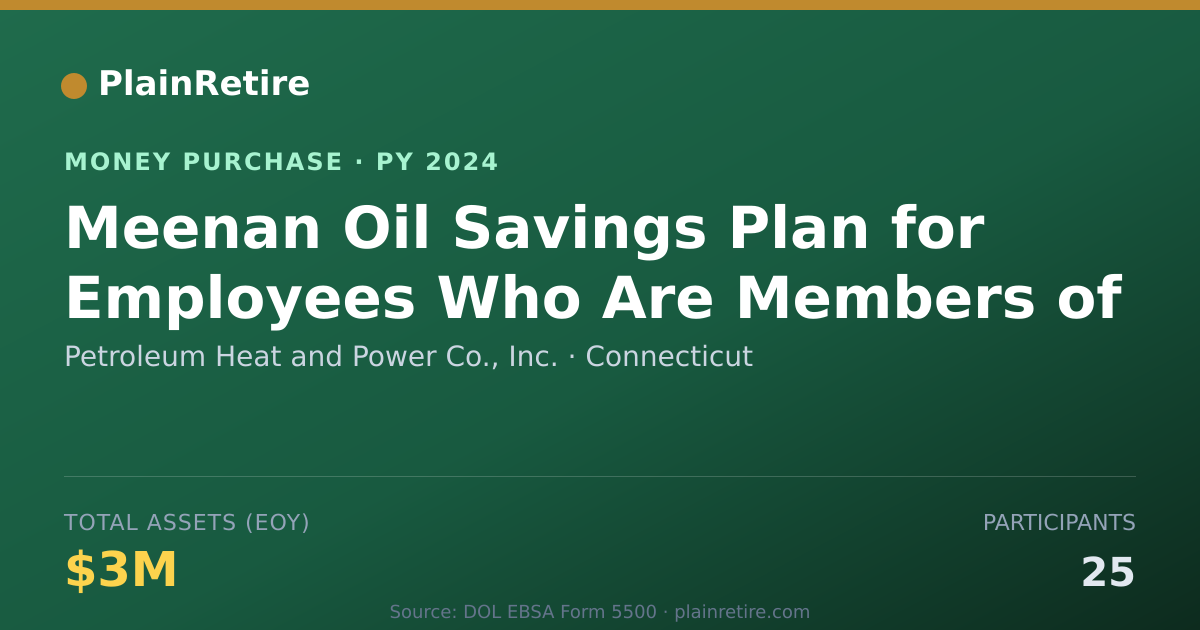 Shareable card for Petroleum Heat and Power Co., Inc Money Purchase Plan (2024)