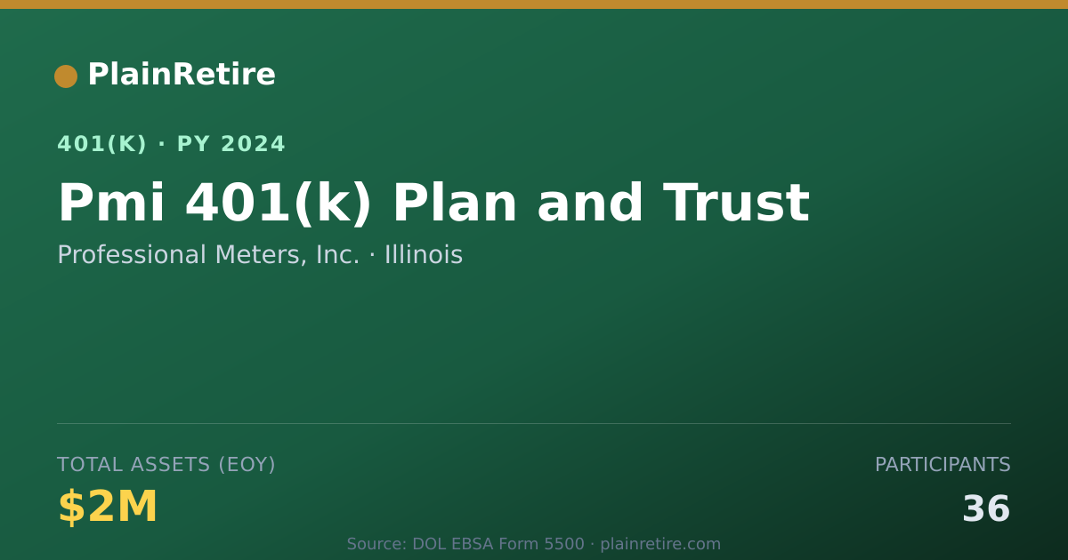 Shareable card for Professional Meters, Inc. 401(k) Plan (2024)