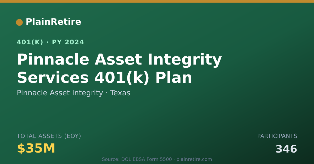 Shareable card for Pinnacle Asset Integrity 401(k) Plan (2024)