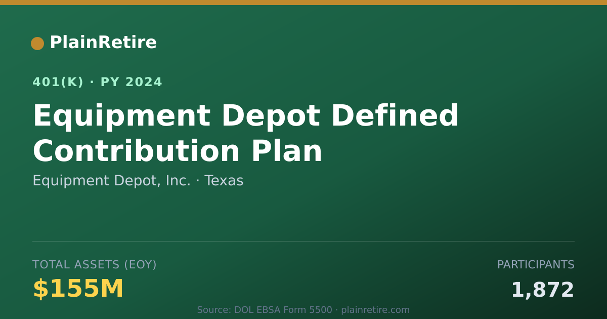 Shareable card for Equipment Depot, Inc. 401(k) Plan (2024)
