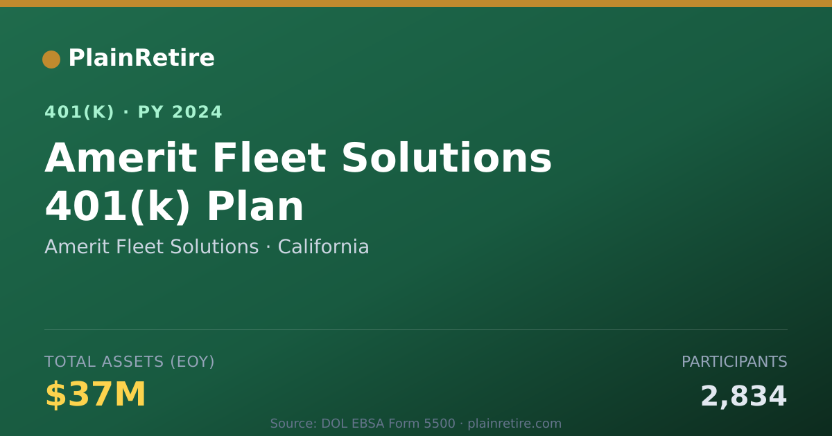 Shareable card for Amerit Fleet Solutions 401(k) Plan (2024)