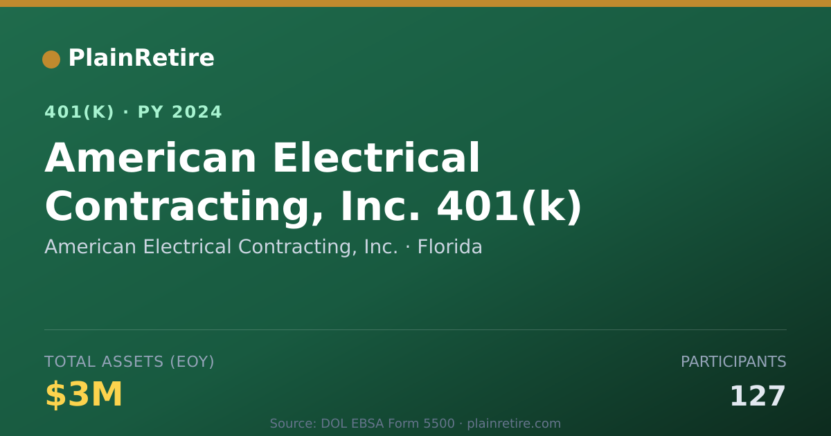 Shareable card for American Electrical Contracting, Inc. 401(k) Plan (2024)