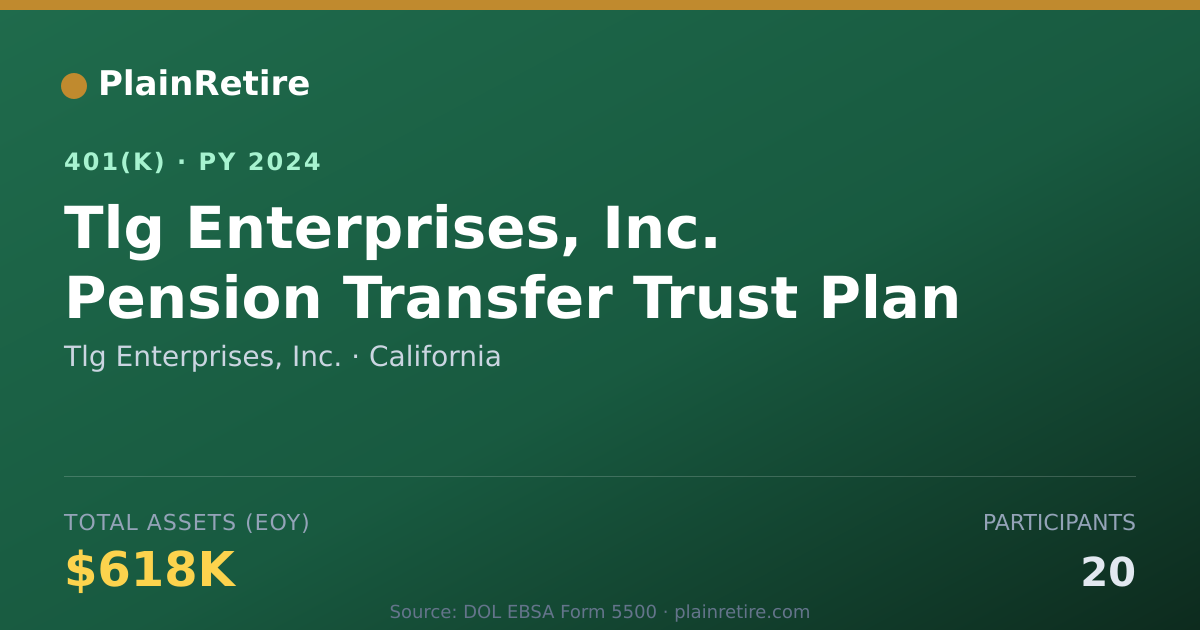 Shareable card for Tlg Enterprises, Inc. 401(k) Plan (2024)