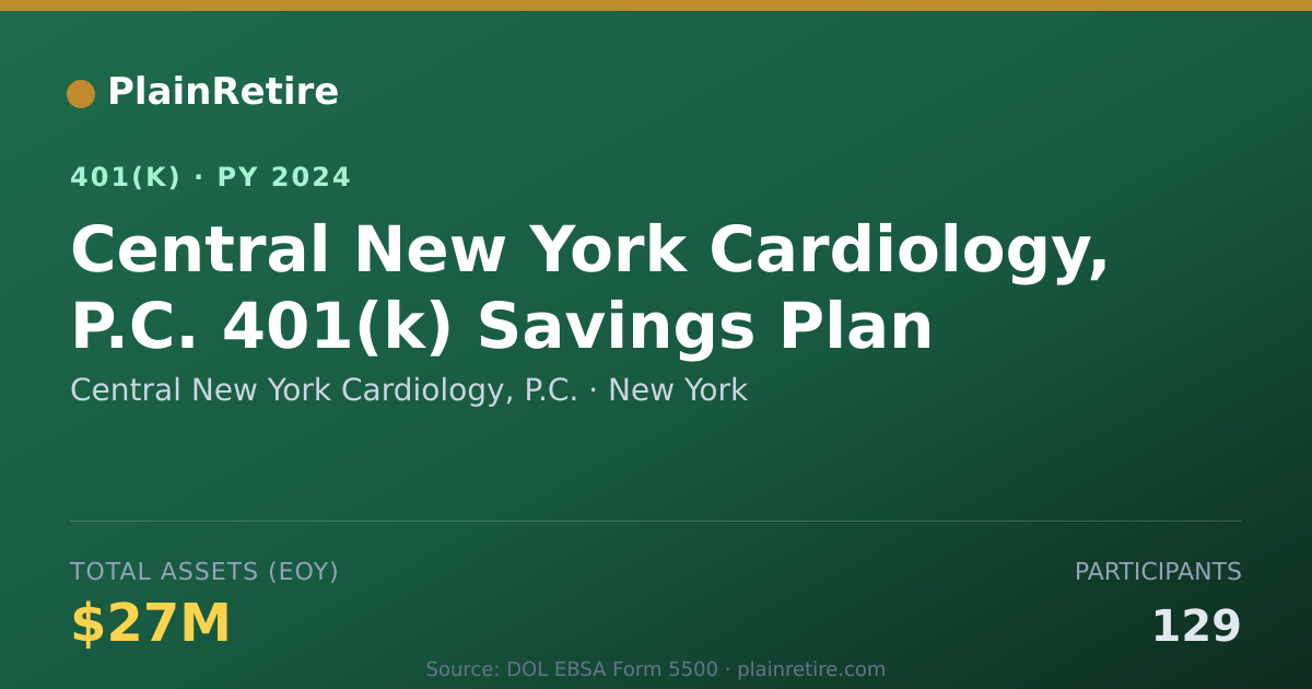 Shareable card for Central New York Cardiology, P.C. 401(k) Plan (2024)