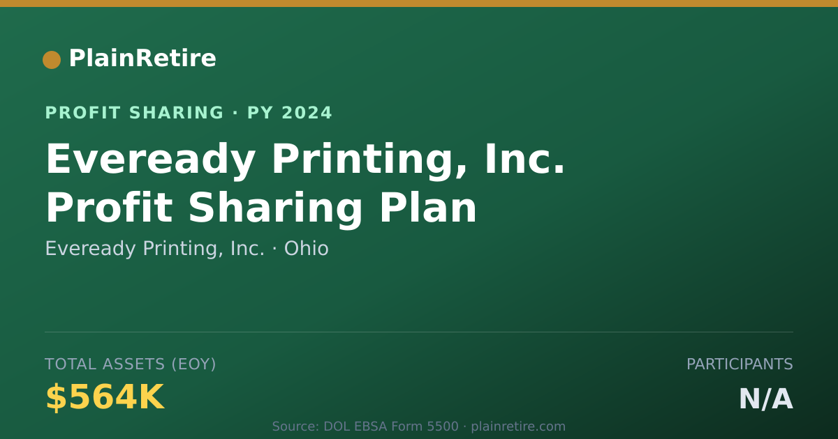 Shareable card for Eveready Printing, Inc. Profit Sharing Plan (2024)