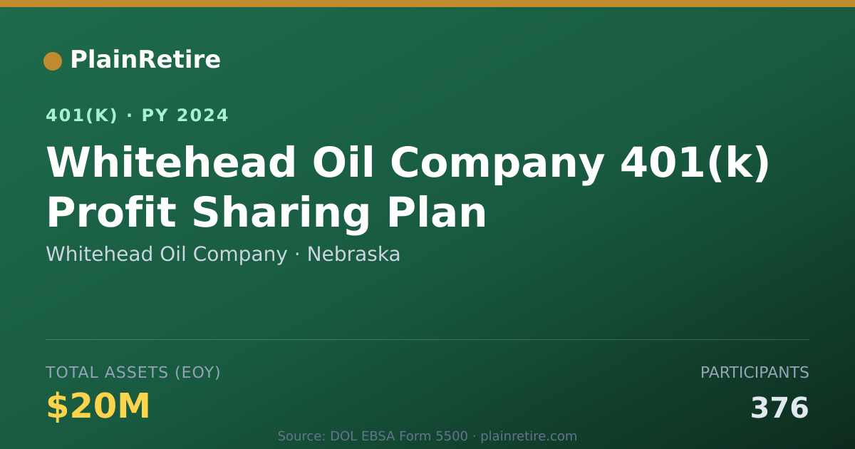 Shareable card for Whitehead Oil Company 401(k) Plan (2024)