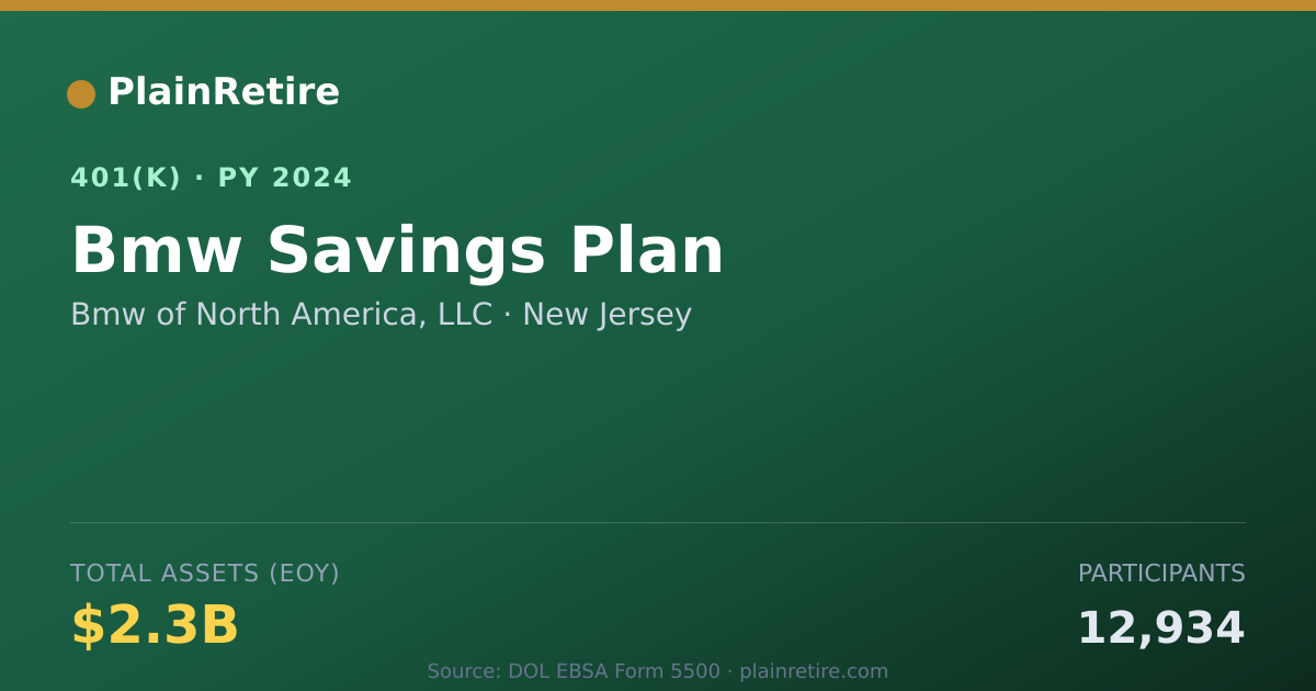 Shareable card for Bmw of North America, LLC 401(k) Plan (2024)